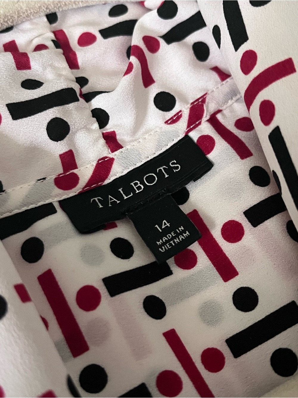 Talbots Medium Top - Picture 2 of 2
